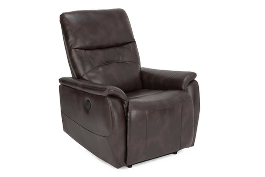 1st Choice Contemporary Rocker Glider Push Back Recliner in Brown