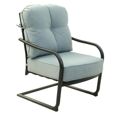 1st Choice Modern Outdoor Light Blue Dining Spring Chair - Set of 2