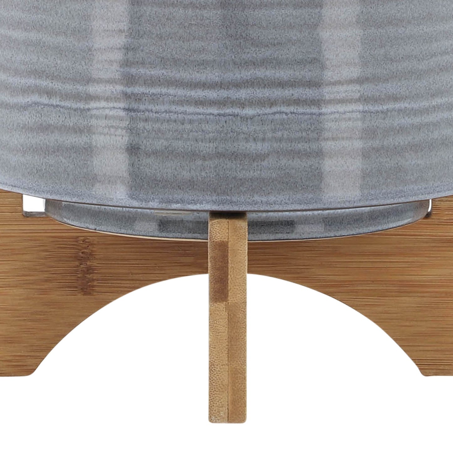 1st Choice Stylish Elegant Ceramic 8" Planter on Stand in Blue Fade