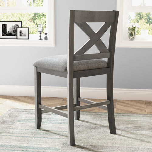 1st Choice Elevate Your Dining Experience with our Gray Dining Table Set for 4