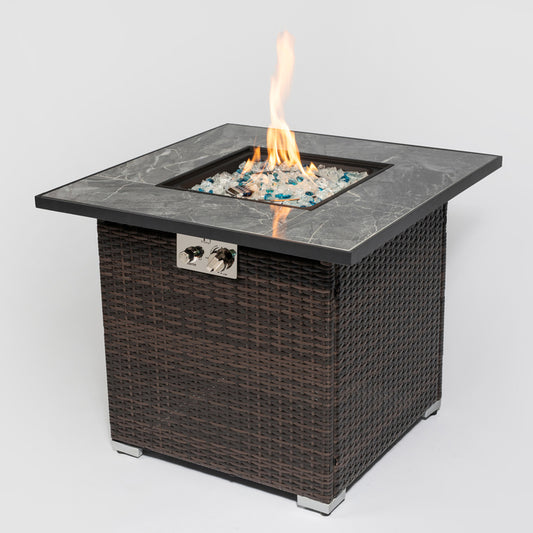 1st Choice 30inch Outdoor Fire Table Propane Gas Fire Pit Table
