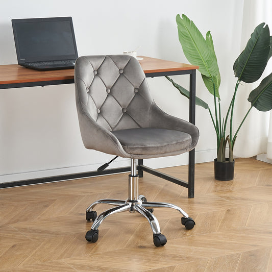 1st Choice Modern Velvet Fabric Space Saving Comfortable Dining Chair