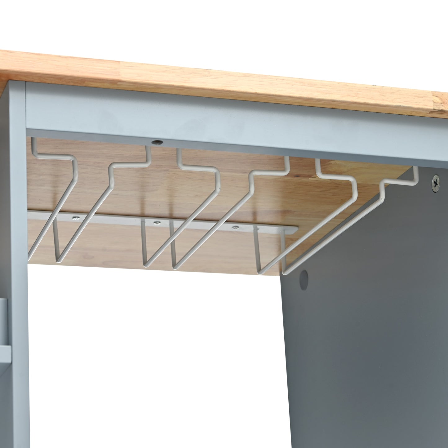 1st Choice Multipurpose Kitchen Cart Cabinet with Side Storage Shelves