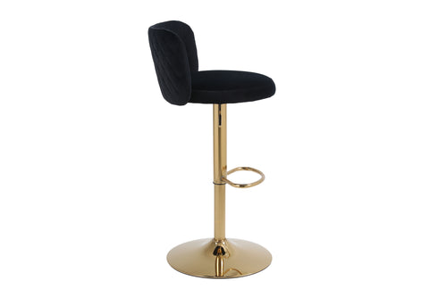 1st Choice Moder Swivel Velvet Counter Barstools Bar Height - Set of 2