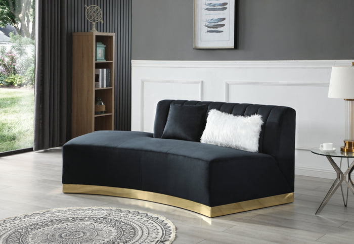 Glory Furniture Brentwood G0433-SCH Chaise , BLACK