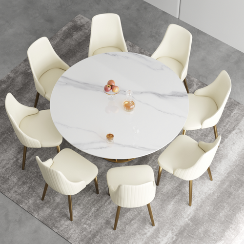 Elevate Your Dining Experience with Our 1stChoice White Marble Dining Table