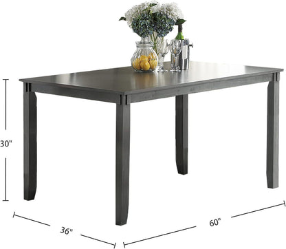 1st Choice Modern Unique Modern 6-Piece Dining Table Set Furniture