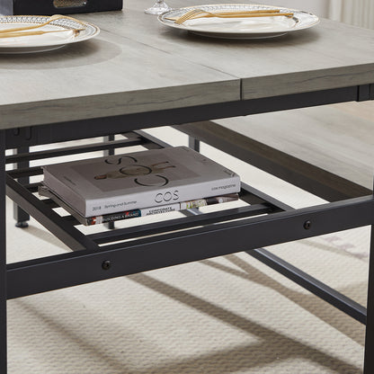 1st Choice Modern 3-Piece Kitchen Table Dining Room Set with 2 Benches