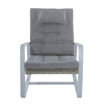 1st Choice Stylish Outdoor Reclining Plush Cushioned Club Chair - Set of 2