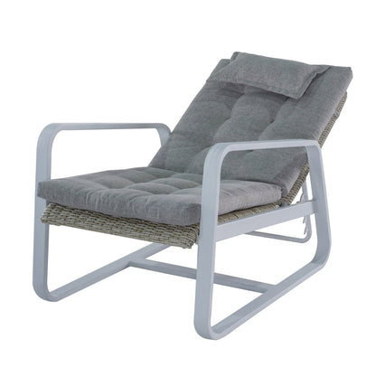 1st Choice Stylish Outdoor Reclining Plush Cushioned Club Chair - Set of 2