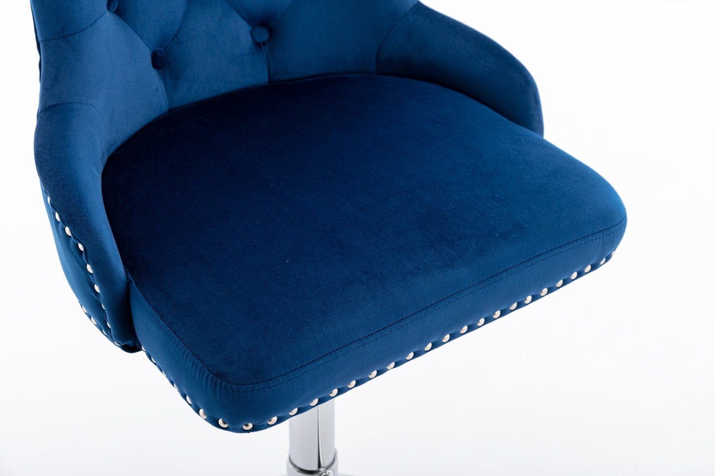 1st Choice Model Swivel Velvet Barstools Adjustable Seat Height