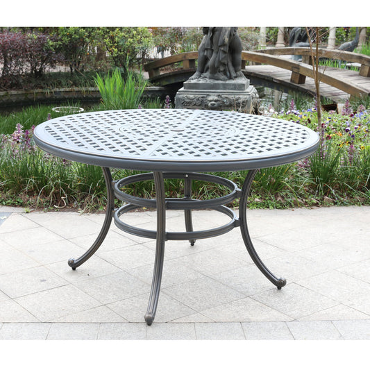 1st Choice Spacious Outdoor Round Classic Dining Table in Desert Night