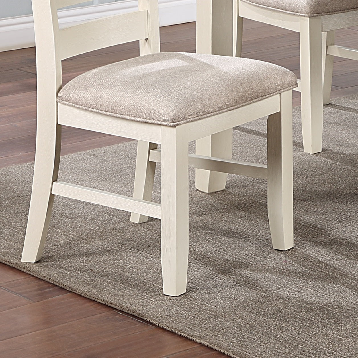 1st Choice Contemporary Classic Dining Table Set Room Furniture in White