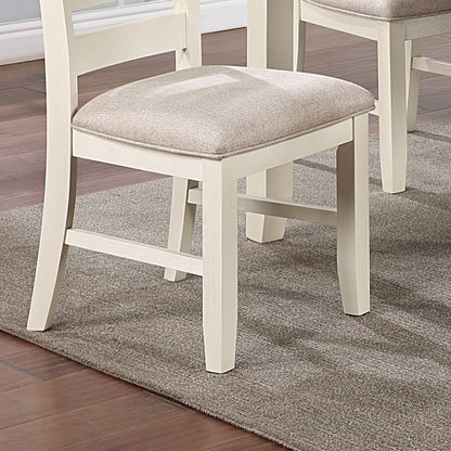 1st Choice Contemporary Classic Dining Table Set Room Furniture in White