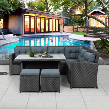 1st Choice 6-Piece Patio Furniture Set Perfect for Outdoor Gatherings