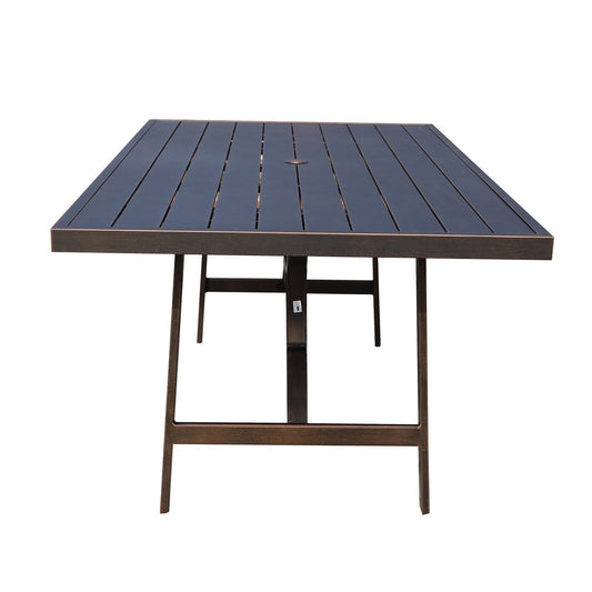 1st Choice Modern Outdoor Rectangle Dining Table in Liberty Bronze