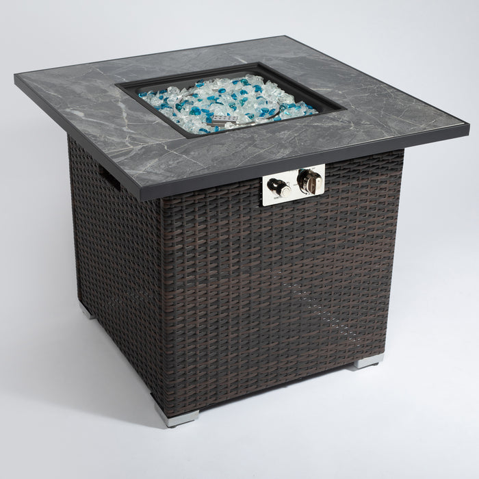 1st Choice 30inch Outdoor Fire Table Propane Gas Fire Pit Table