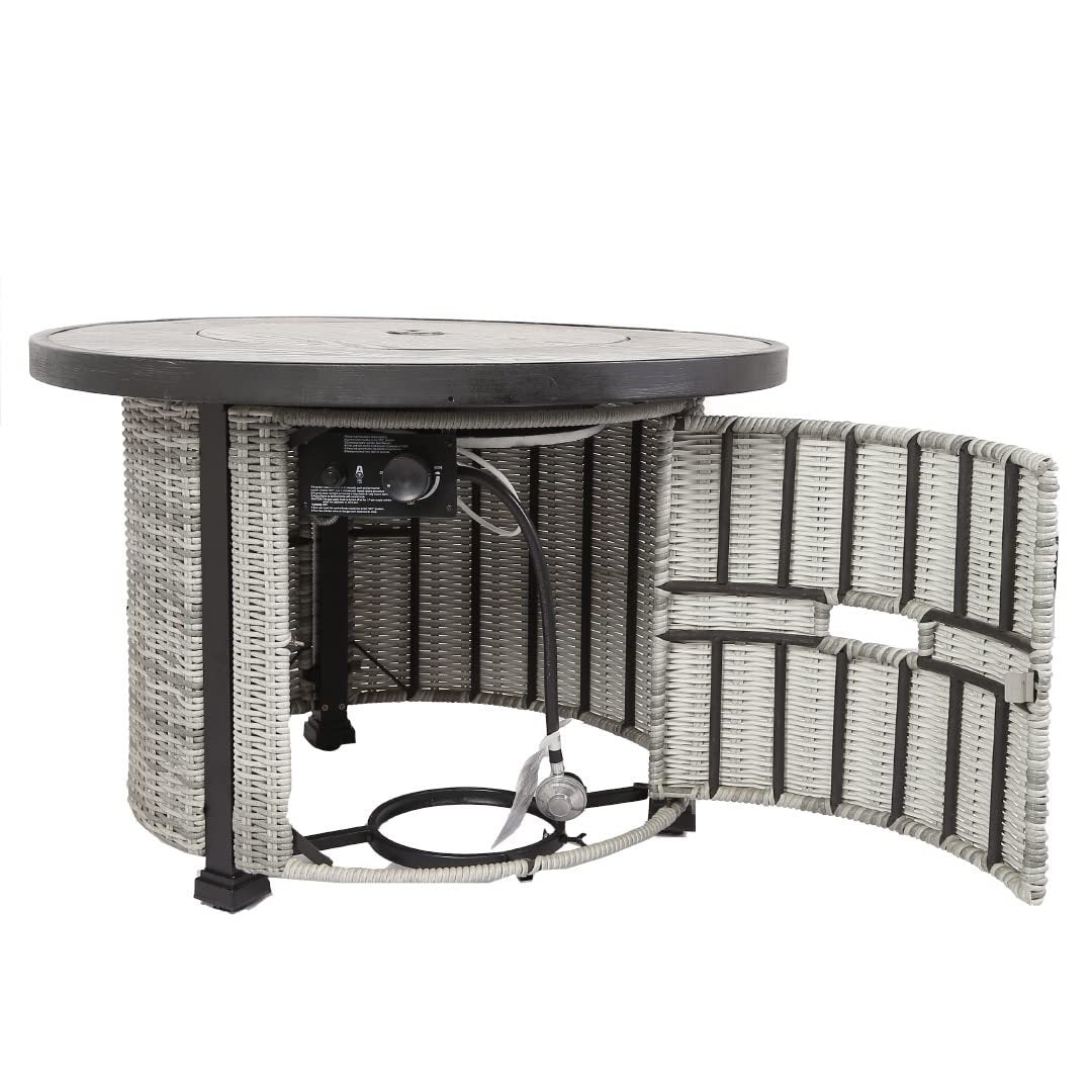 1st Choice 36 inch Gas Propane 50000 BTU Outdoor Round Fire Pit Table