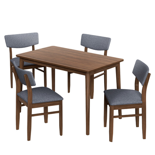 1st Choice 5-Piece Modern Stylish Dining Room Table Set Furniture
