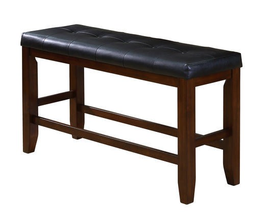 1st Choice Espresso Counter Height Bench - Chic & Durable Seating