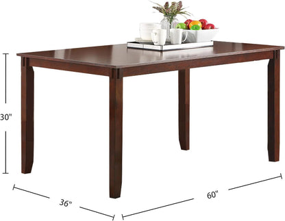 1st Choice Unique Modern 6-Piece Dining Table with 4 Side Chairs Set
