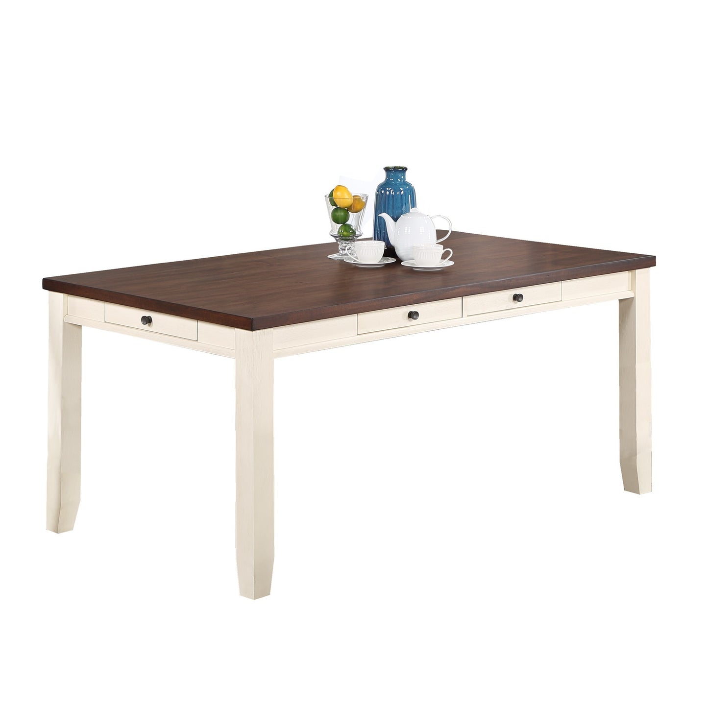1st Choice Modern 7pc Classic Dining Table Set with Side Chairs