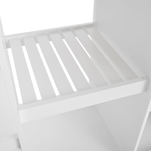 1st Choice Multipurpose Kitchen Cart Cabinet with Side Storage Shelves