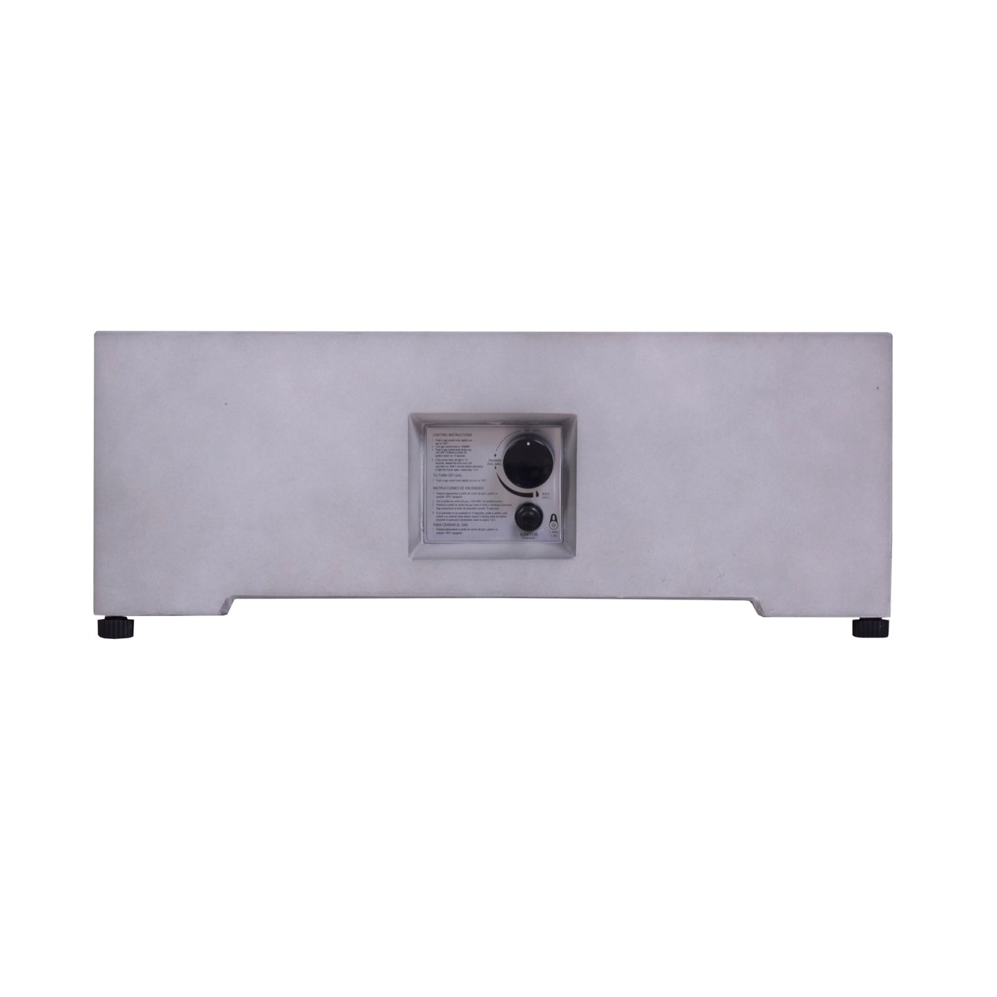 1st Choice 40,000BTU Exterior Faux Stone Propane Fire Pit For Outdoor Garden