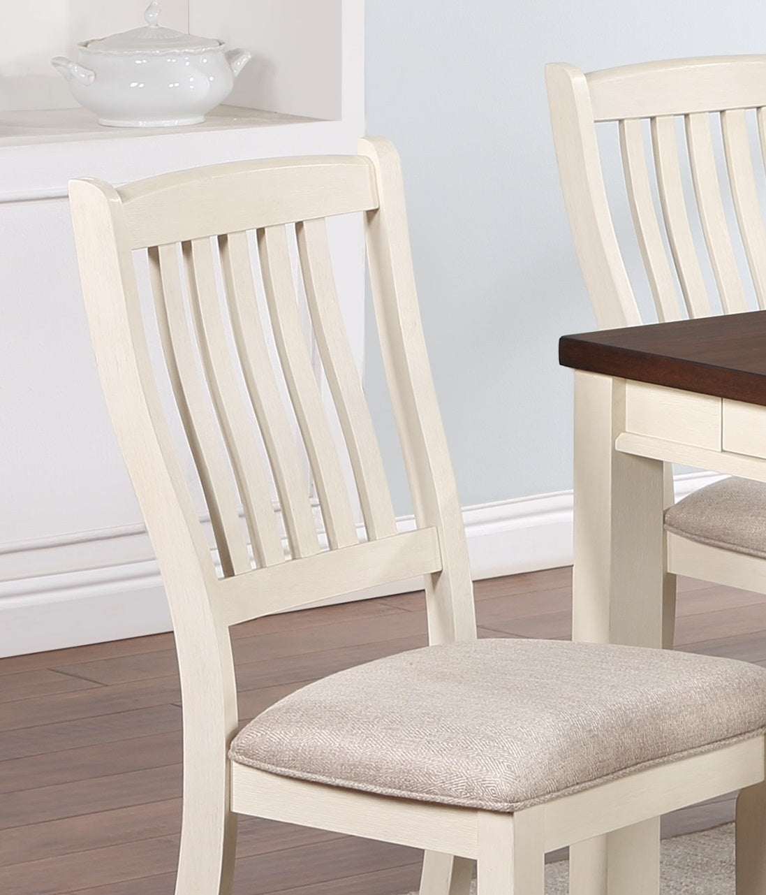 1st Choice Modern 7pc Classic Dining Table Set with Side Chairs
