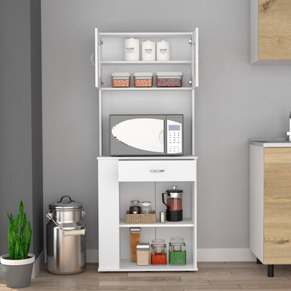 1st Choice Modern Elegant Victoria Pantry Double Door Cabinet in White