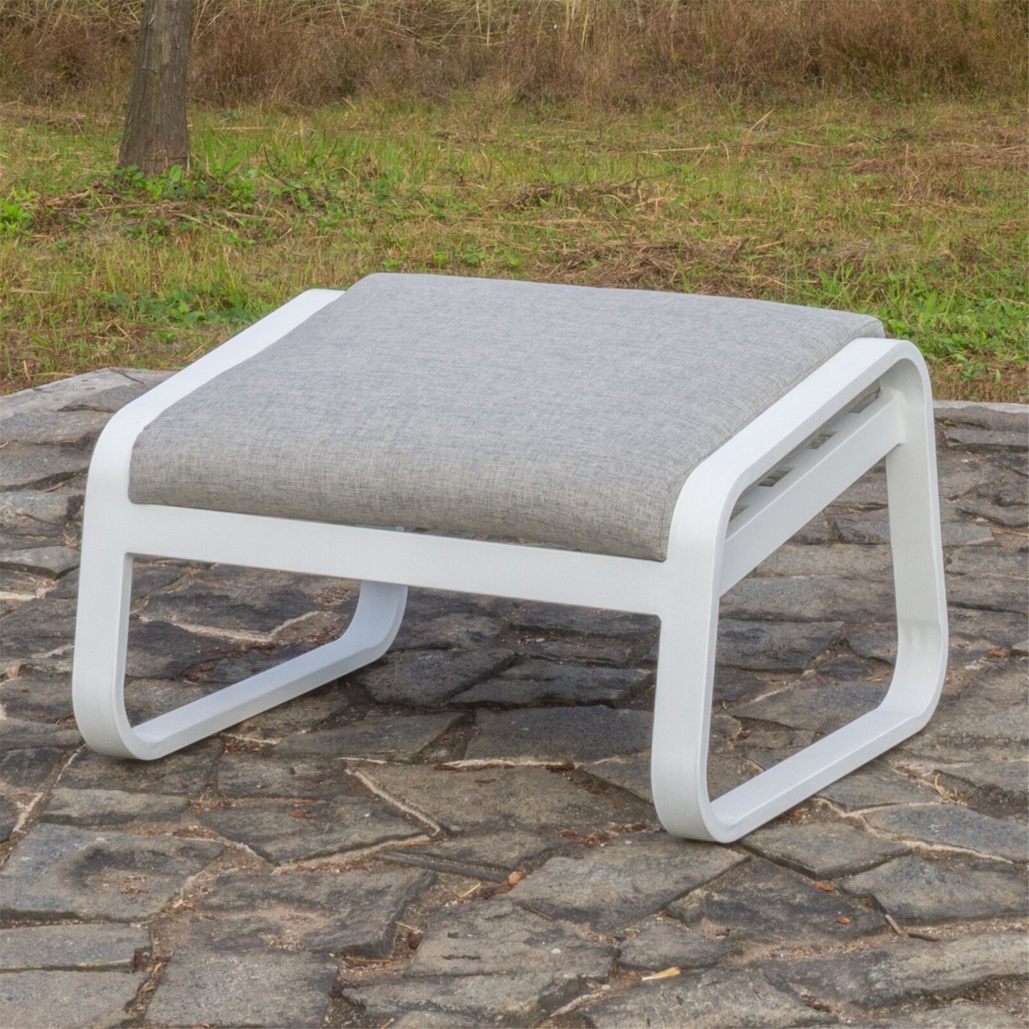 1st Choice Modern Premium Outdoor Weather-Resistant Patio Ottoman  - Set of 2