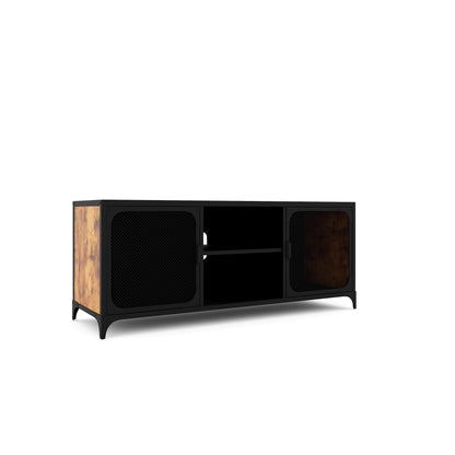 1st Choice Modern Steel TV Cabinet with Cable Management & Tip Restraint Hardware