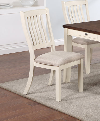1st Choice Modern 7pc Classic Dining Table Set with Side Chairs
