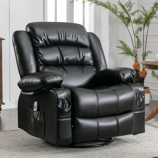 1st Choice Massage Swivel Rocker Recliner Chair with Vibration Massage