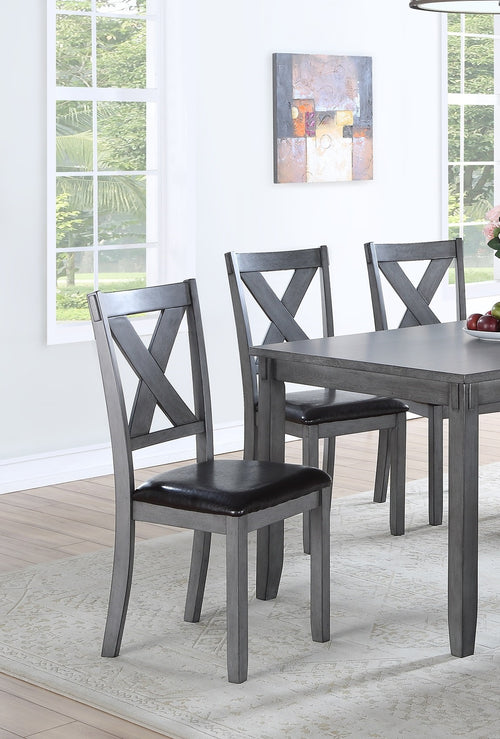 1st Choice Modern Rectangular 6-Piece Dining Table Set Furniture