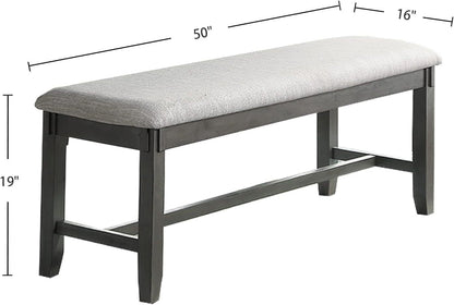 1st Choice Modern Unique Modern 6-Piece Dining Table Set Furniture
