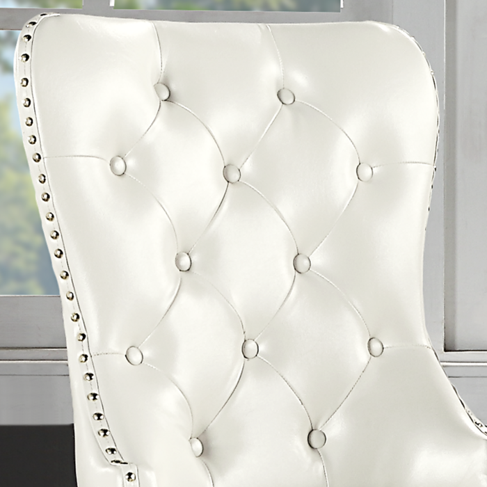 1st Choice Modern Tufted Accent Upholstered Dining Chairs- Set of 2