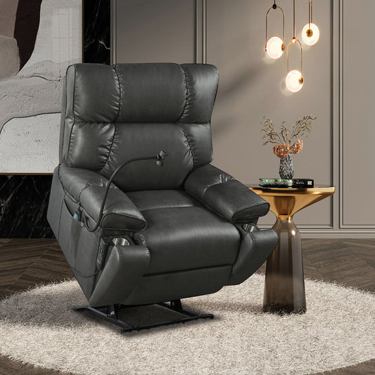 1st Choice Electric Power Recliner Chair with Phone Holder in Gray
