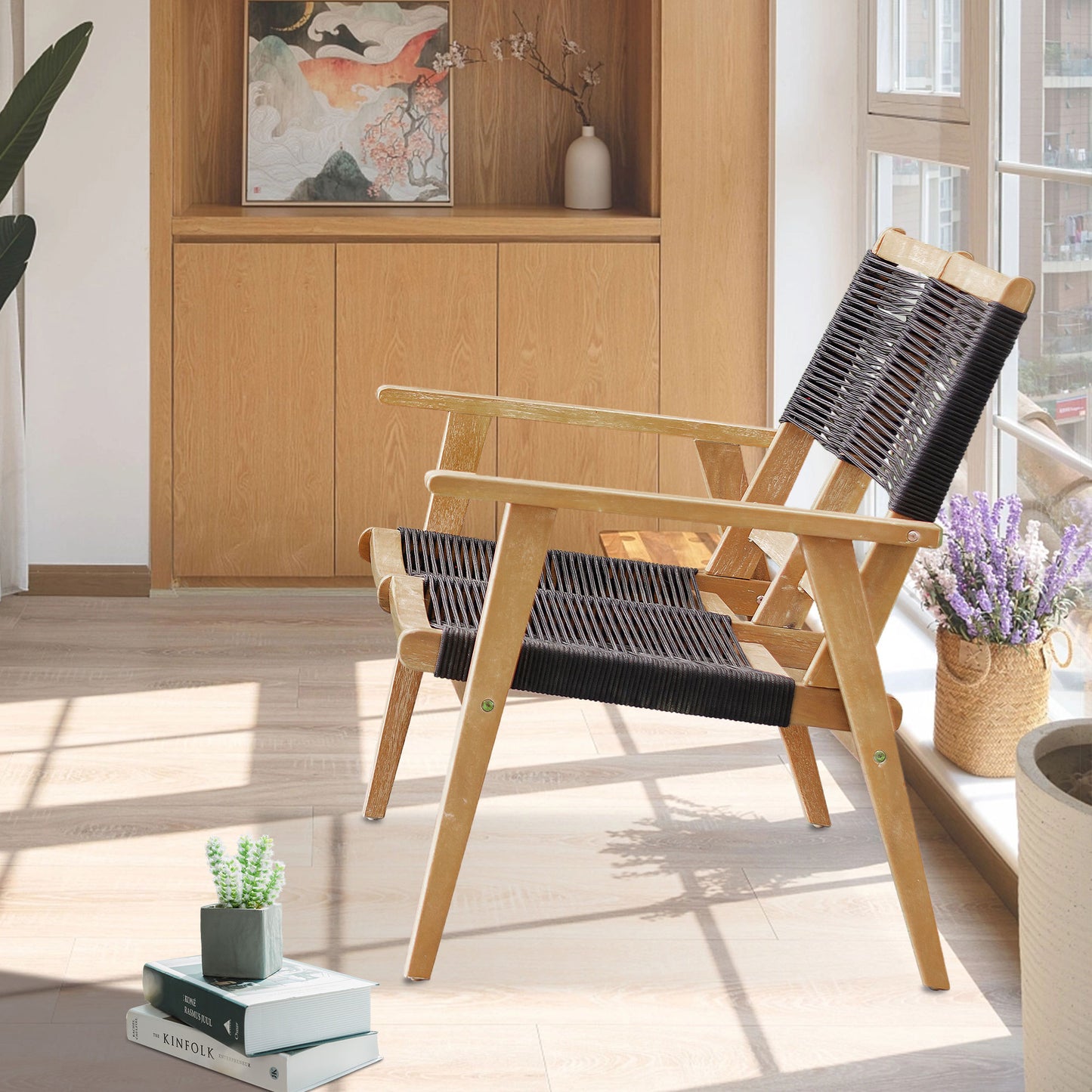 1st Choice Conversational Black Rope Patio Chairs
