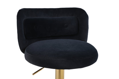 1st Choice Moder Swivel Velvet Counter Barstools Bar Height - Set of 2