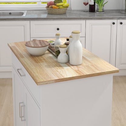1st Choice Modern Kitchen Island Rolling Trolley Cart With Towel Rack