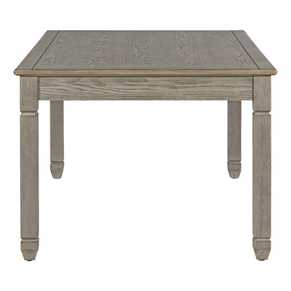 1st Choice 6-Piece Retro 72'L Rectangular Dining Table Set with 4 Drawers