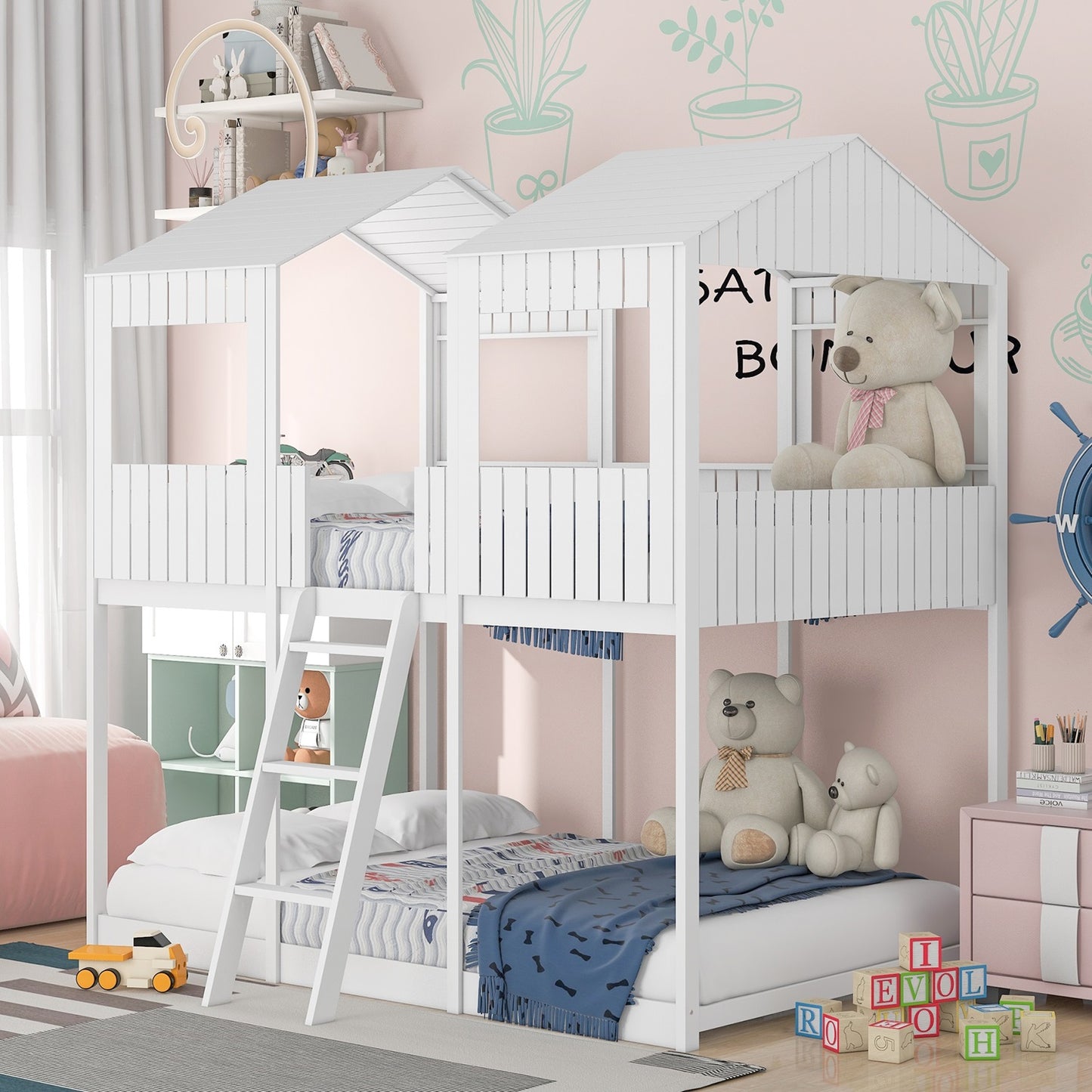 1st Choice Full Over Full Bunk Bed - Stylish & Safe Sleeping Solution for Every Home