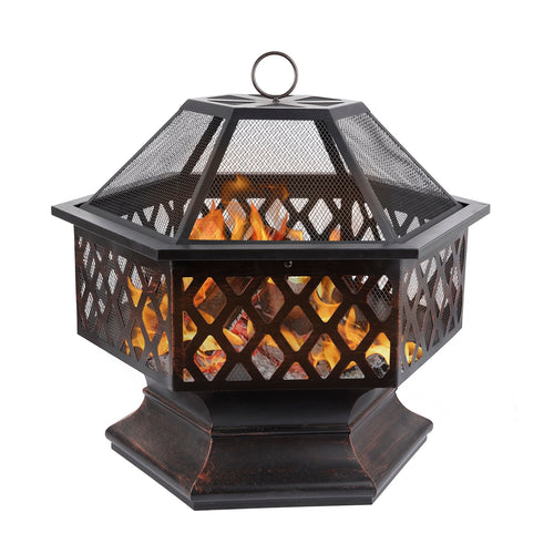 1st Choice Outdoor Versatile Durable Space 24.4" Iron Fire Pit
