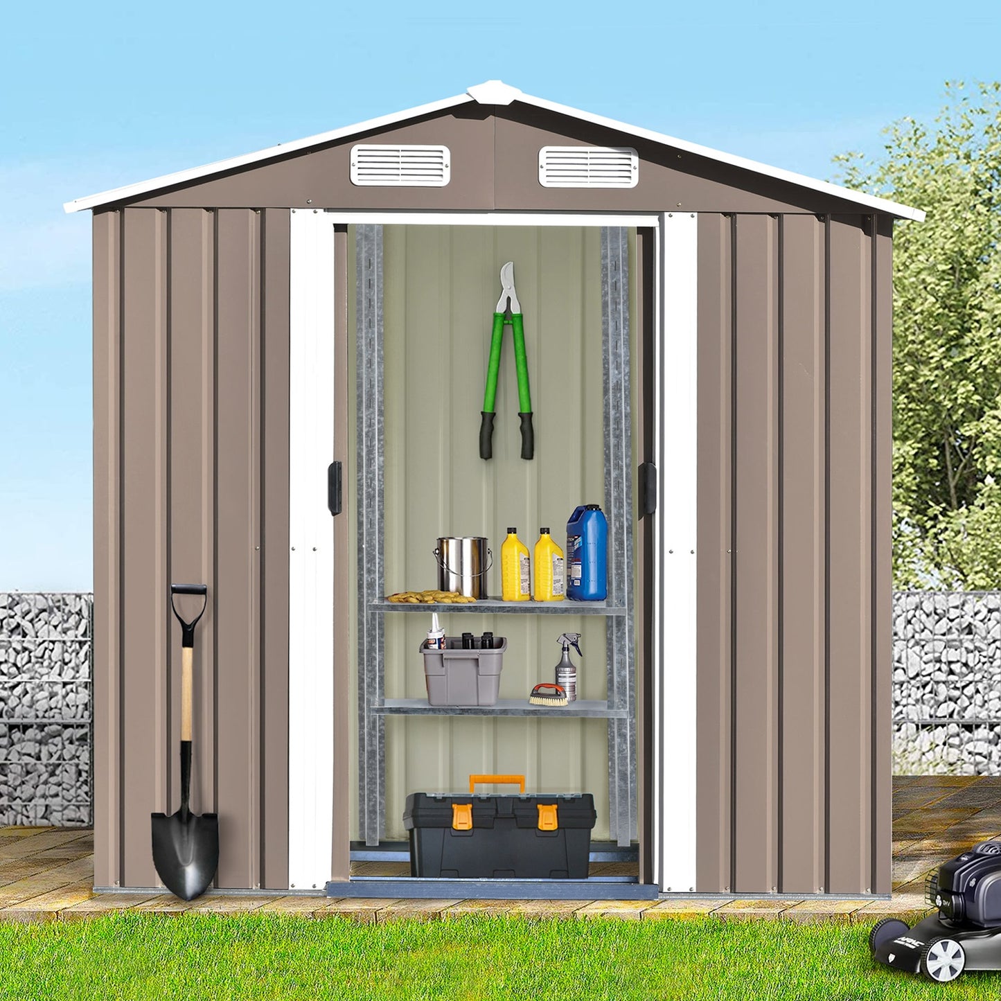 1st Choice Multipurpose garden shed Metal Storage