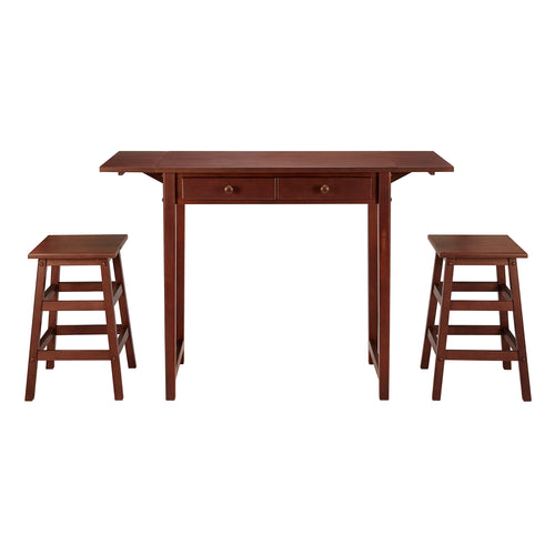 1st Choice 3 Piece Handcrafted Kitchen Island Breakfast Table Set