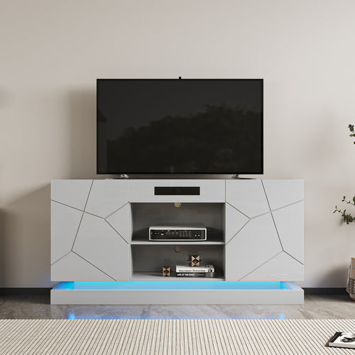 1st Choice TV Cabinet with bluetooth Speaker with Storage Drawers