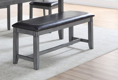 1st Choice Modern Rectangular 6-Piece Dining Table Set Furniture