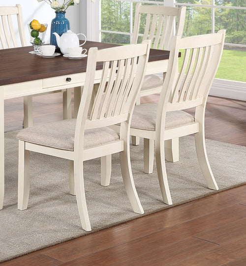 1st Choice Modern 7pc Classic Dining Table Set with Side Chairs