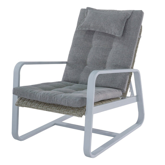 1st Choice Stylish Outdoor Reclining Plush Cushioned Club Chair - Set of 2